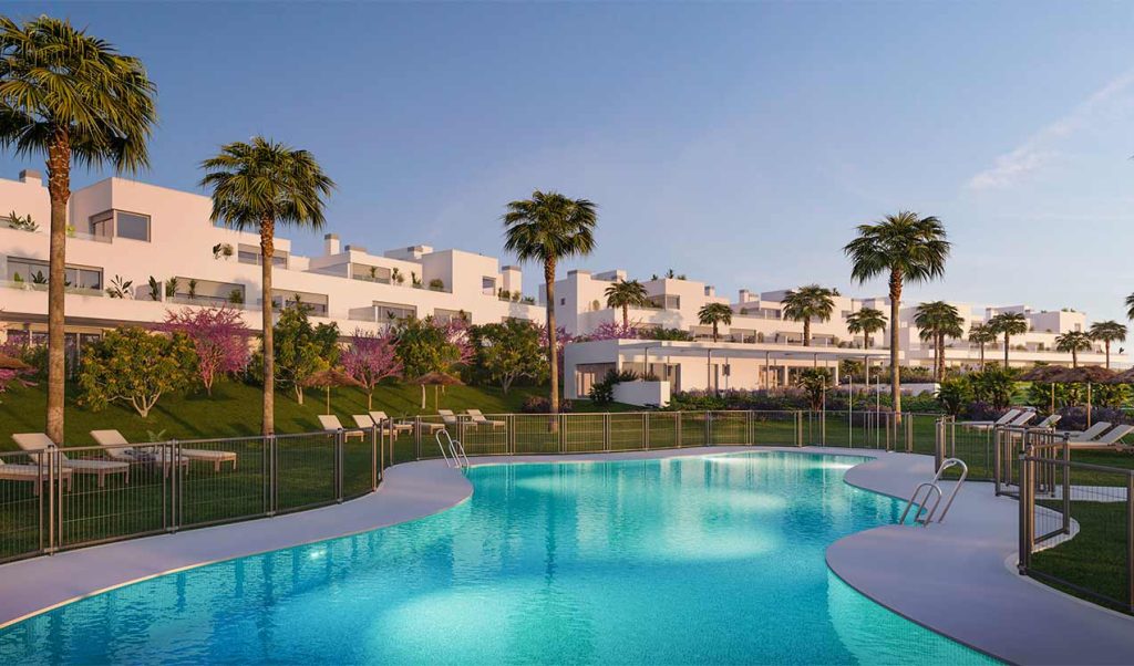 Obra nueva en venta zona cancelada en Estepona New construction for sale canceled area in Estepona