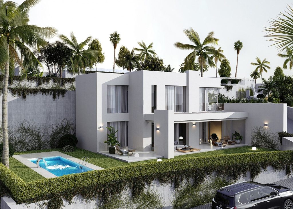 Villa exclusiva de obra nueva en venta Mijas pueblo Exclusive new construction villa for sale Mijas town