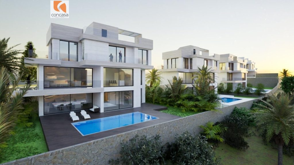 villa con vistas al mar y al golf en estepona villa with sea and golf views in estepona en españa